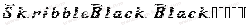 SkribbleBlack Black字体转换